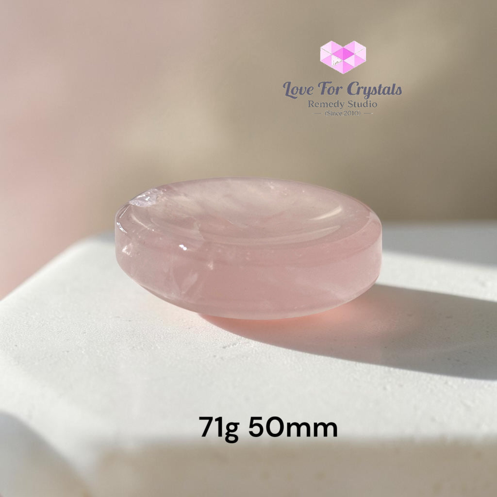 Rose Quartz Mini Bowl (Love & Harmony) 50mm - 71g 50mm - Rose quartz