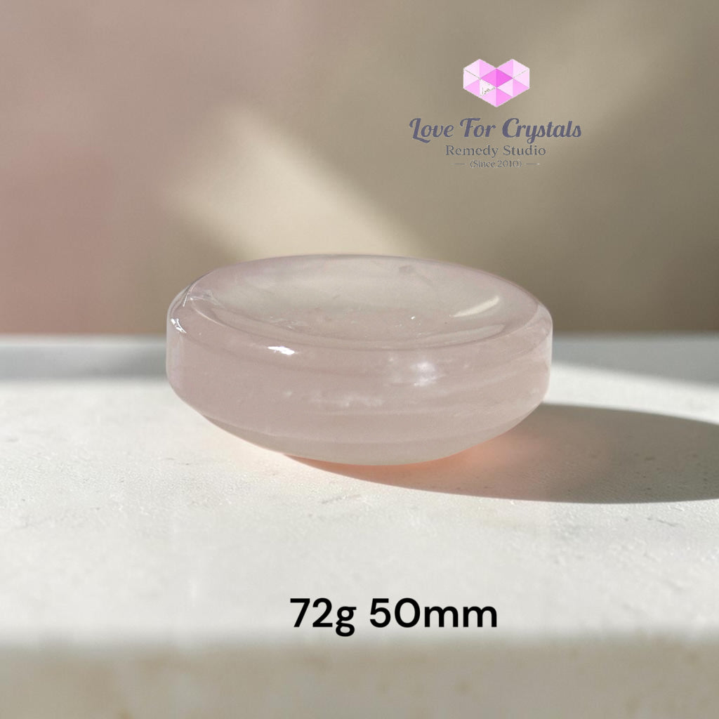 Rose Quartz Mini Bowl (Love & Harmony) 50mm - 72g 50mm - Rose quartz