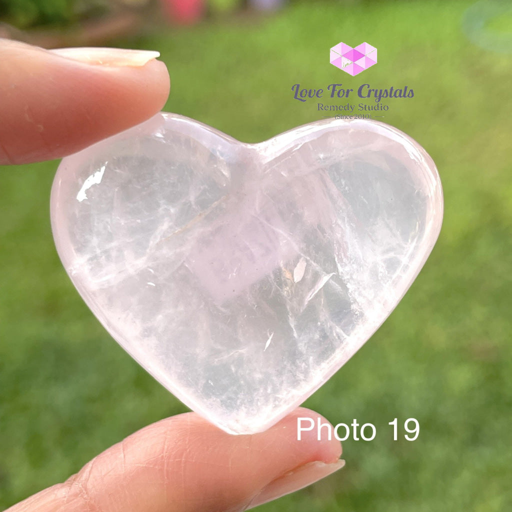 Rose Quartz Mini Hearts (30-45Mm)