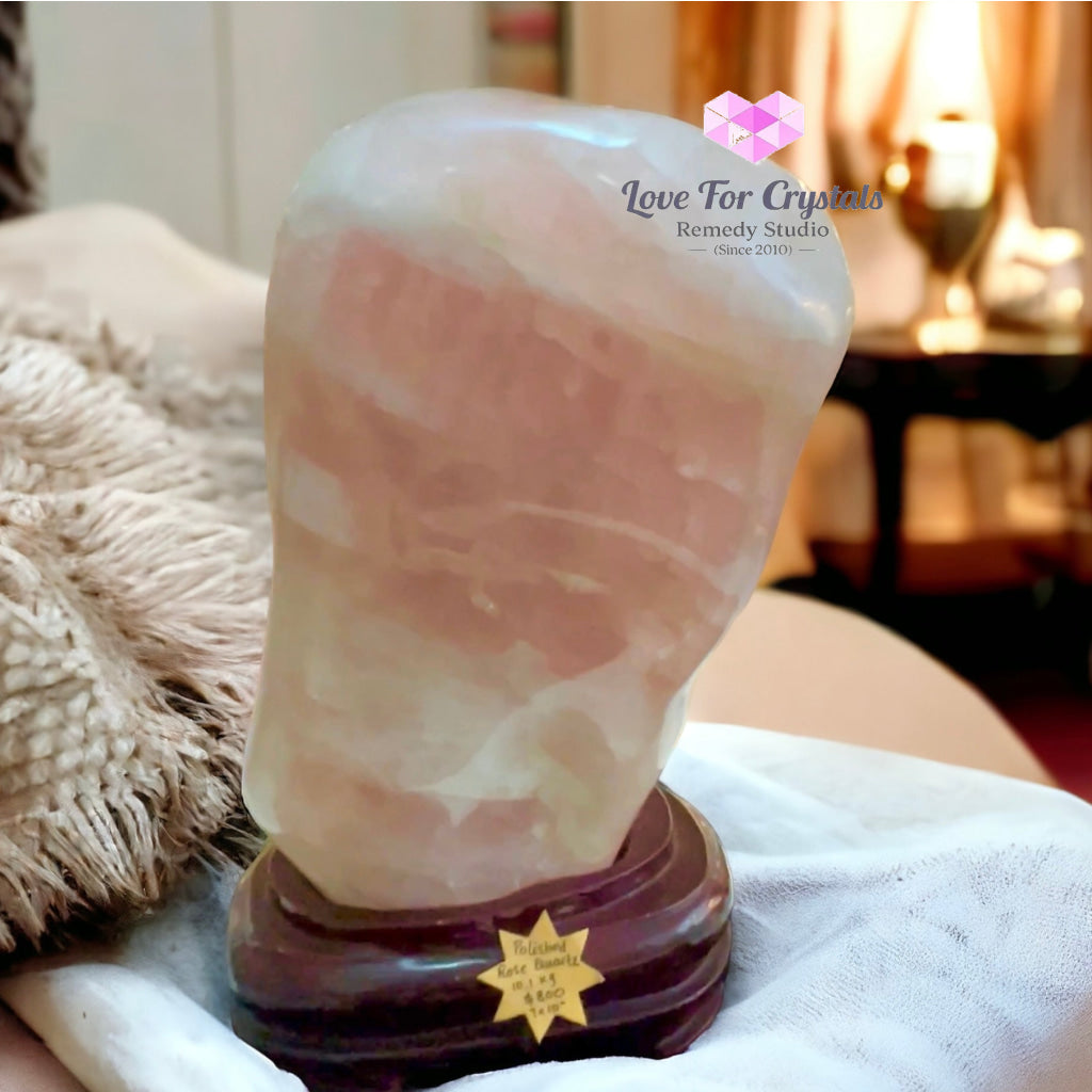 Rose Quartz Polished Big Display (7X10’) 10.1Kgs Stones