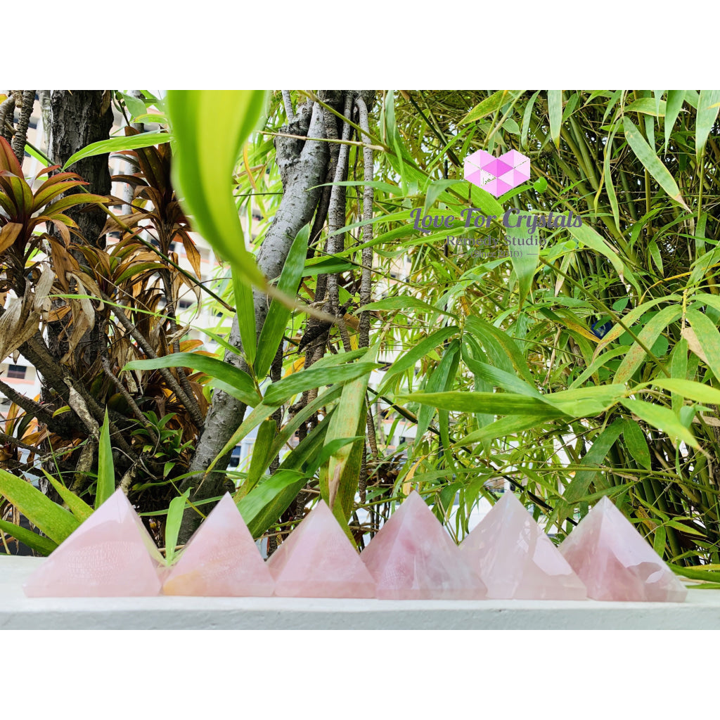 Rose Quartz Pyramid (Brazil)