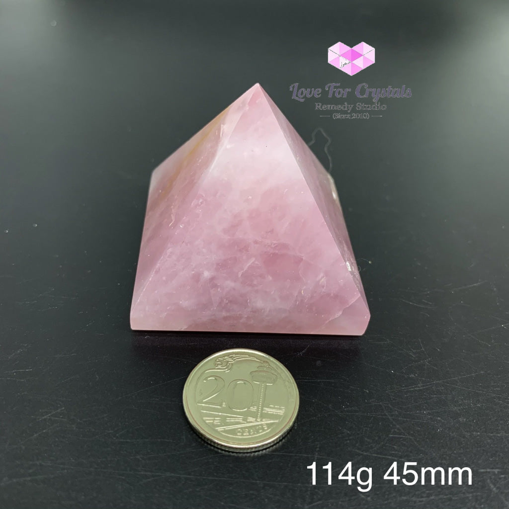 Rose Quartz Pyramid (Brazil)