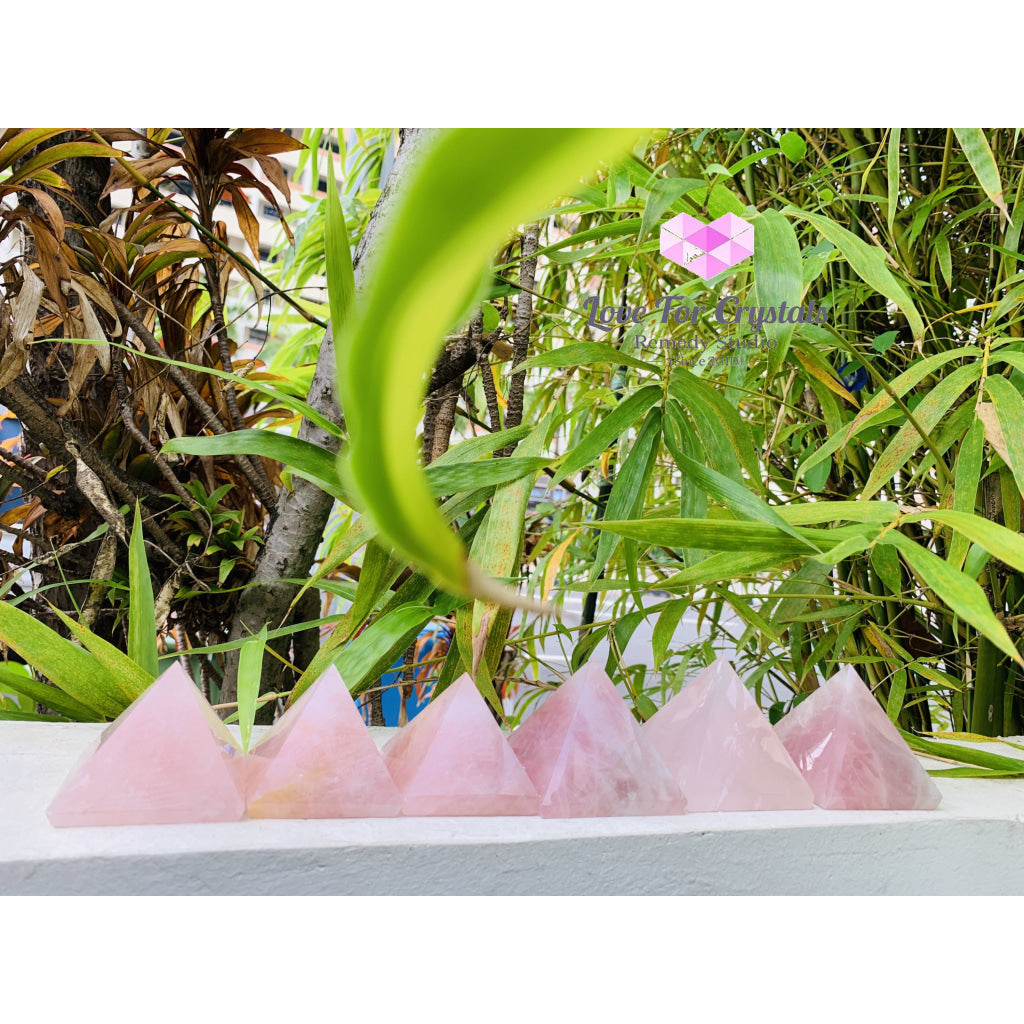Rose Quartz Pyramid (Brazil)