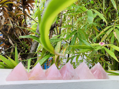 Rose Quartz Pyramid (Brazil)