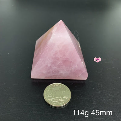 Rose Quartz Pyramid (Brazil)