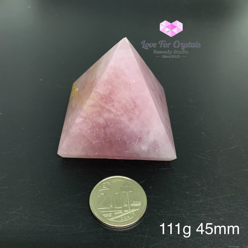 Rose Quartz Pyramid (Brazil)