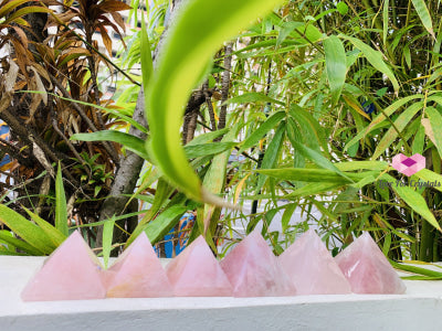 Rose Quartz Pyramid (Brazil)