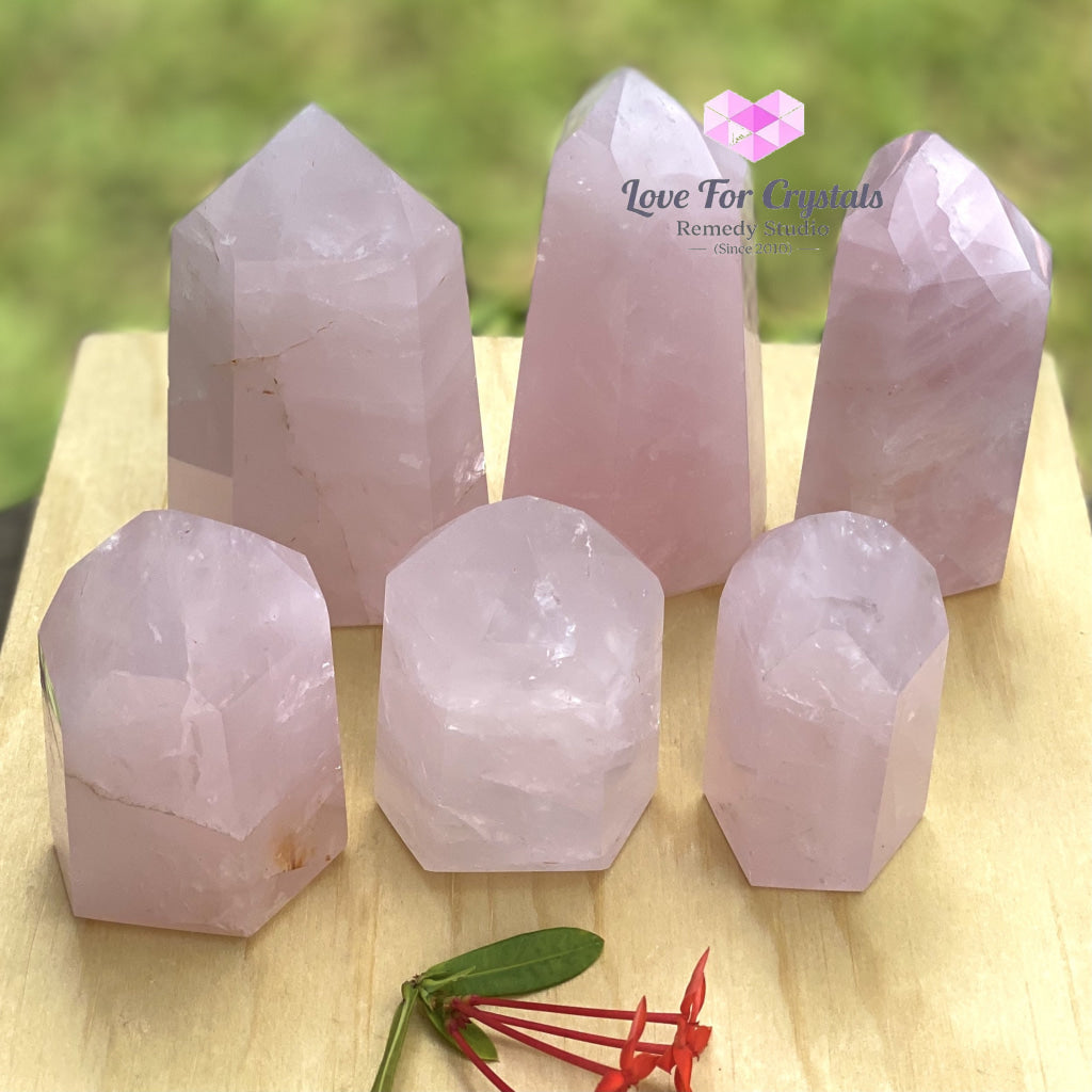 Rose Quartz Standing Point (Brazil)