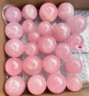 Rose Quartz (Star) Spheres