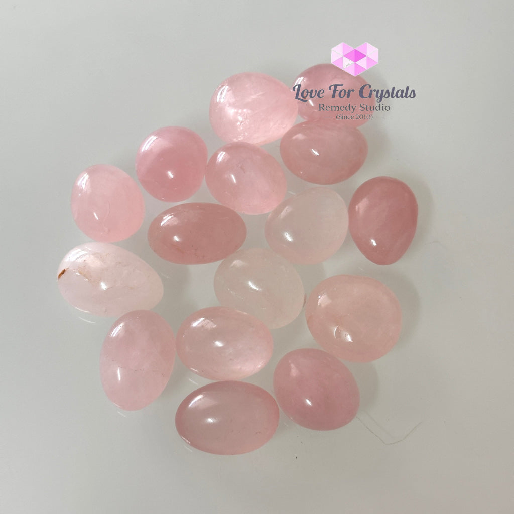 Rose Quartz Tumbled Stone 20-30mm, Love & Harmony - Random Piece - Tumbled Stones