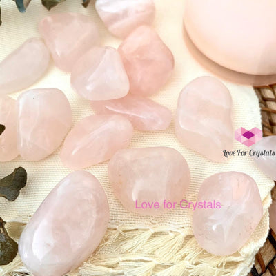 Rose Quartz Tumbled Stones (Brazil)