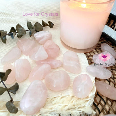 Rose Quartz Tumbled Stones (Brazil)