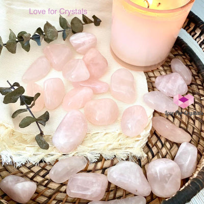 Rose Quartz Tumbled Stones (Brazil)