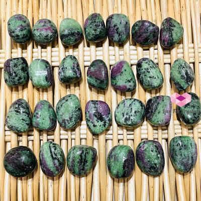 Ruby Zoisite Tumbled (Tanzania) Stones