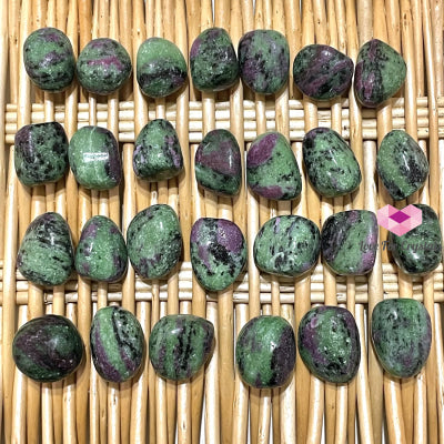 Ruby Zoisite Tumbled (Tanzania) Stones