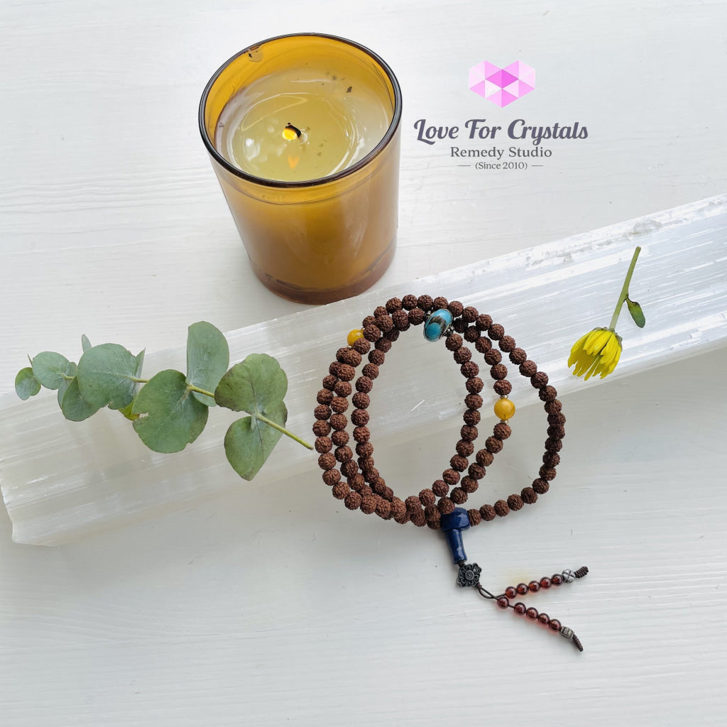 Rudraska Mala Beads (Five Faced)