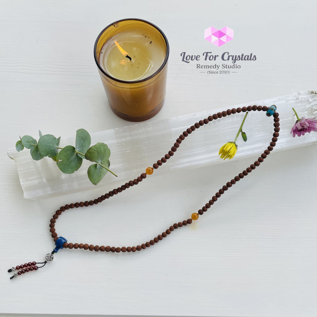 Rudraska Mala Beads (Five Faced)