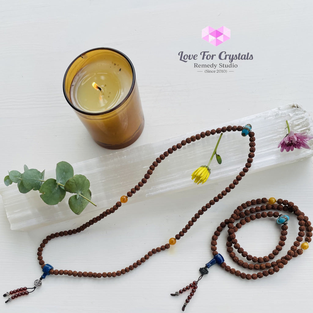 Rudraska Mala Beads (Five Faced)