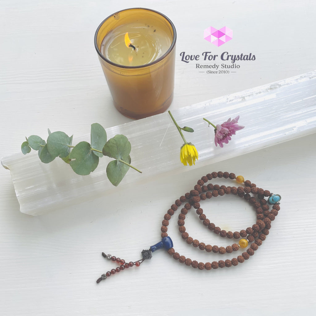 Rudraska Mala Beads (Five Faced)