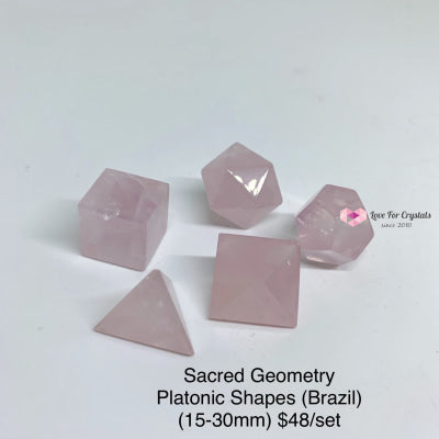 Sacred Geometry Platonic Shapes (Brazil) Metaphysical Tool