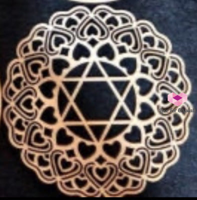Sacred Geometry Wooden Coasters (Flower Of Life Sri Shree Yantra Star David Metatron) Metaphysical