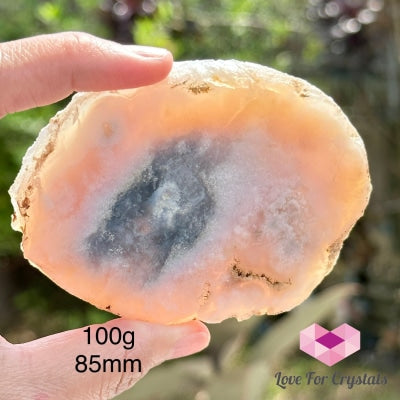 Sakura Agate Slab 100G 85Mm Polished Crystals