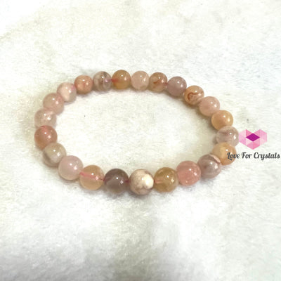Sakura Cherry Blossom Agate Bracelet (A) Madagascar Bracelets & Bangles