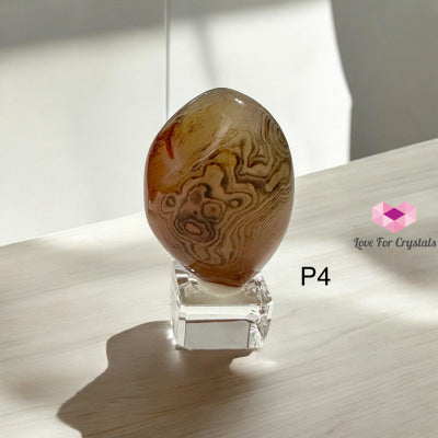 Sardonyx Freeform on Acrylic Stand 45-50mm (Stability – Strength – Nature’s Sacred Art) Pre-coded & Activated Photo 4