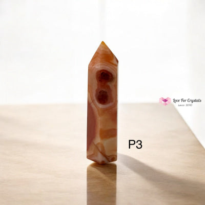 Sardonyx Tower Points 80mm (Courage – Discipline – Energized Stability) Pre-coded & Activated Photo 3 Sardonyx
