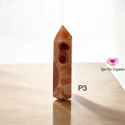 Sardonyx Tower Points 80mm (Courage – Discipline – Energized Stability) Pre-coded & Activated Photo 3 Sardonyx
