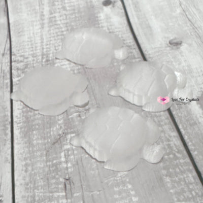 Selenite Carved Turtle 7Cm Crystals