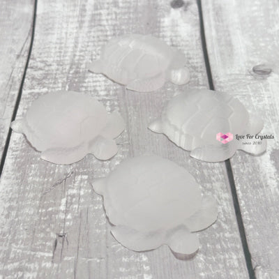 Selenite Carved Turtle 7Cm Crystals