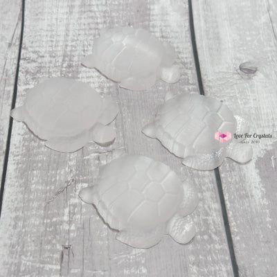 Selenite Carved Turtle 7Cm Crystals