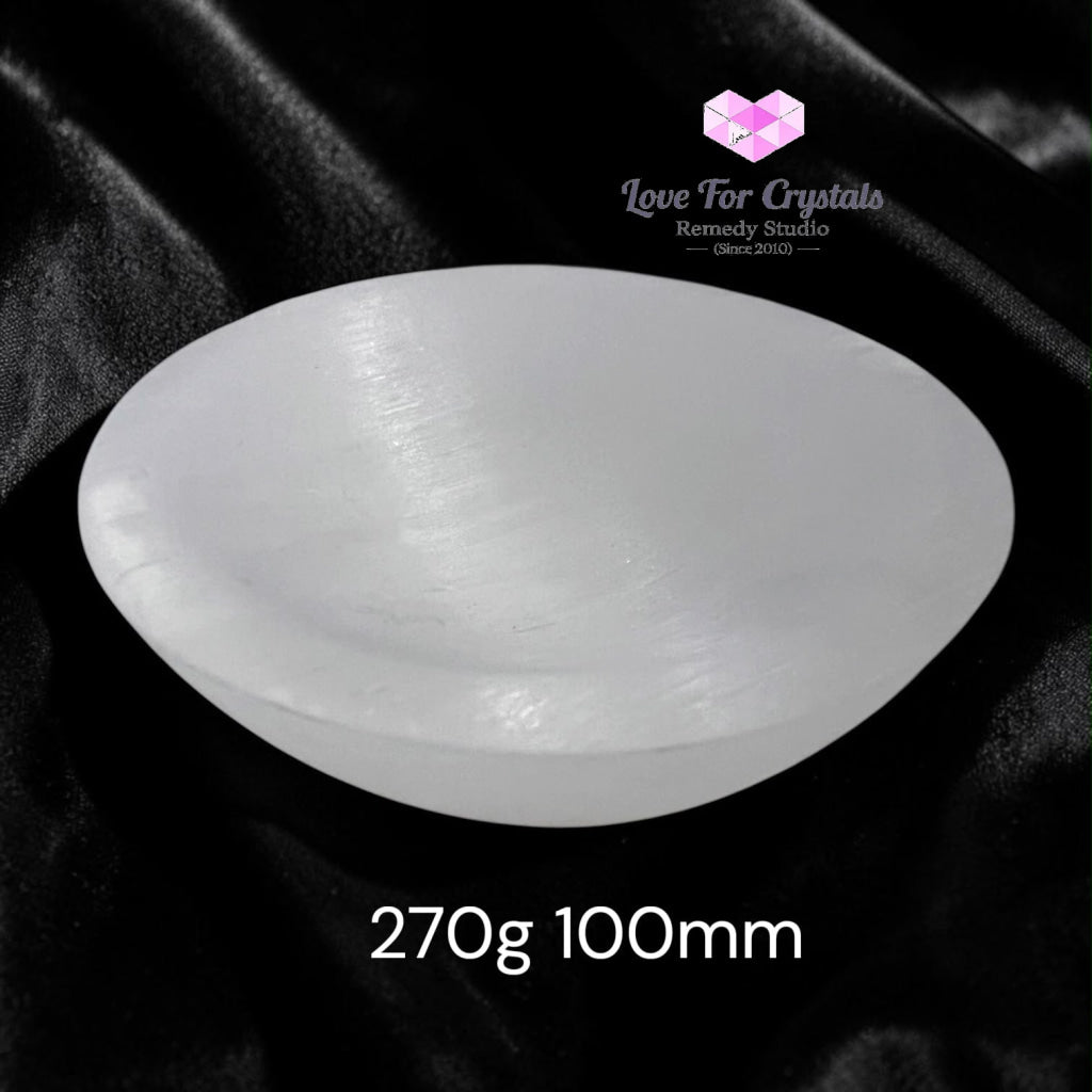 Selenite Cleansing/Charging Bowl 10cm (Morocco) Pre-coded & Activated - 270g - Selenite