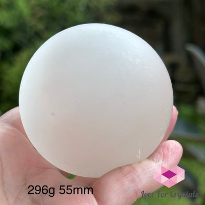 Selenite Sphere (Morocco) 296G 55Mm Crystal Ball