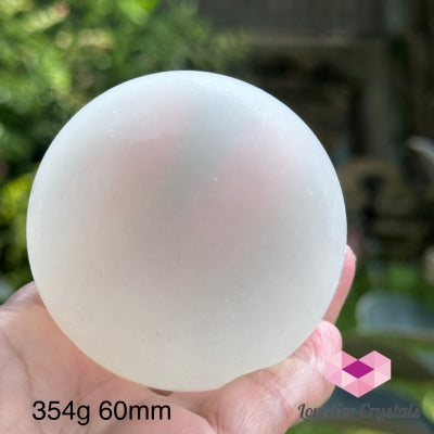 Selenite Sphere (Morocco) 354G 60Mm Crystal Ball