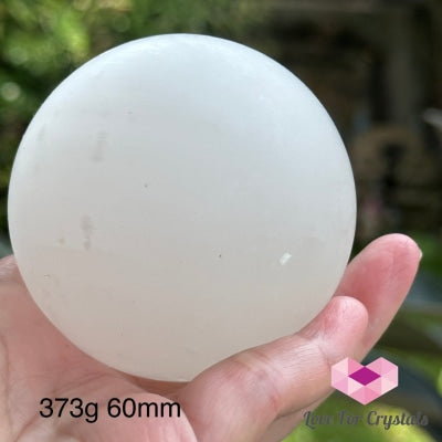 Selenite Sphere (Morocco) 373G 60Mm Crystal Ball