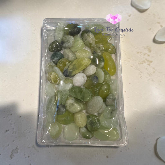 Serpentine Jade Tumbled Chips 100g Pack (Prosperity • Protection • Harmony) - 100g Pack - Jade