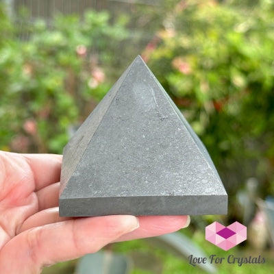 Shungite Pyramid (Russia) Polished Crystals