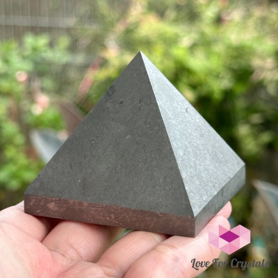 Shungite Pyramid (Russia) Polished Crystals