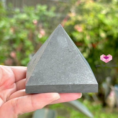Shungite Pyramid (Russia) Polished Crystals