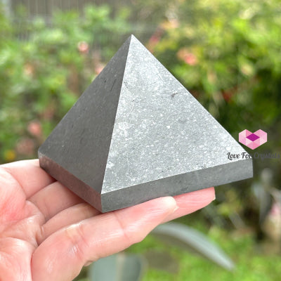 Shungite Pyramid (Russia) Polished Crystals