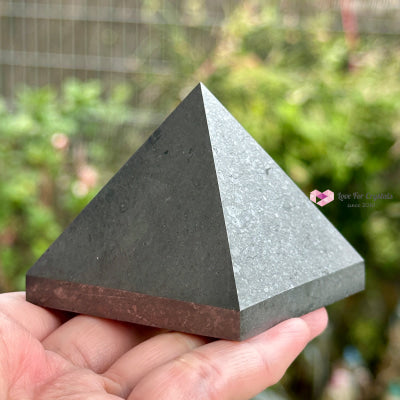 Shungite Pyramid (Russia) Polished Crystals