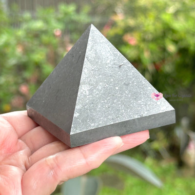 Shungite Pyramid (Russia) Polished Crystals