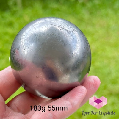 Shungite Sphere (Russia) 183G 55Mm Crystal Ball