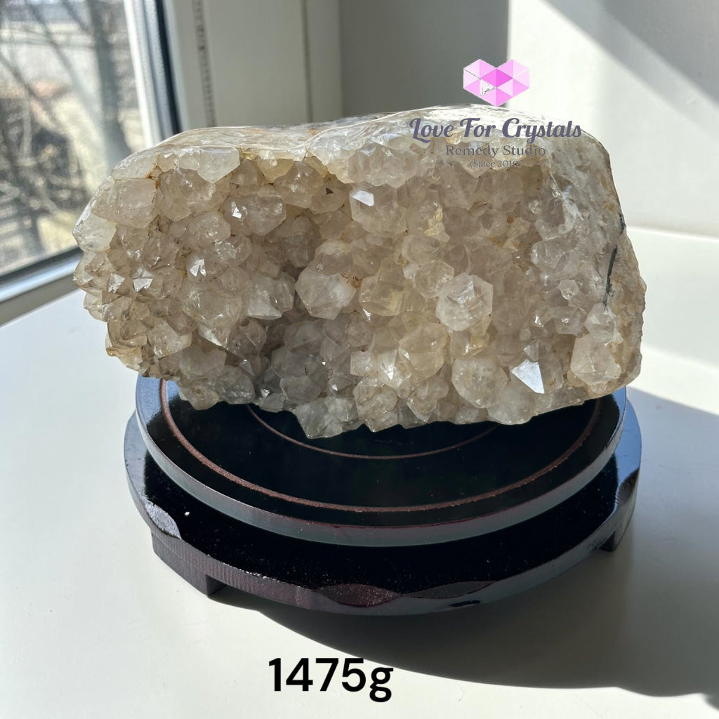 Smoky Quartz Cluster – Aura Repair (Brazil) - 1475g - Smoky quartz