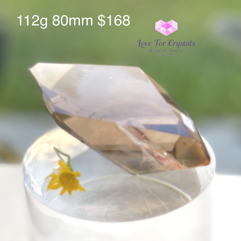 Smoky Quartz Freeform Aaaa (Brazil) 112G 80Mm Polished Stones