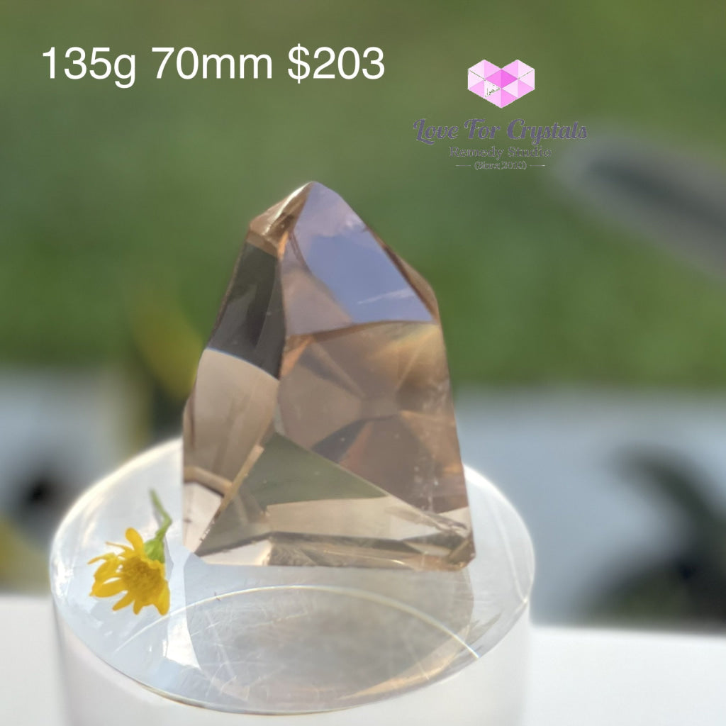 Smoky Quartz Freeform Aaaa (Brazil) 135G 70Mm Polished Stones