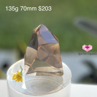 Smoky Quartz Freeform Aaaa (Brazil) 135G 70Mm Polished Stones
