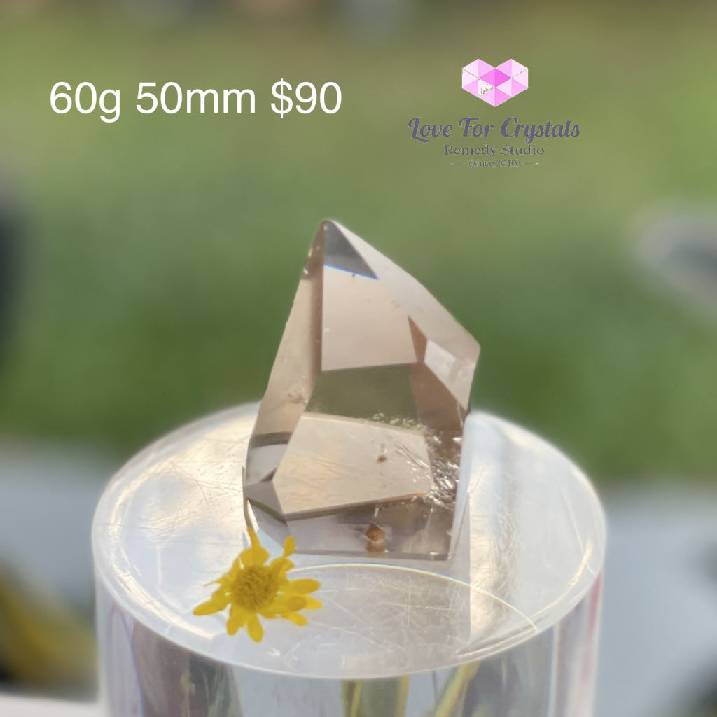 Smoky Quartz Freeform Aaaa (Brazil) 60G 50Mm Polished Stones